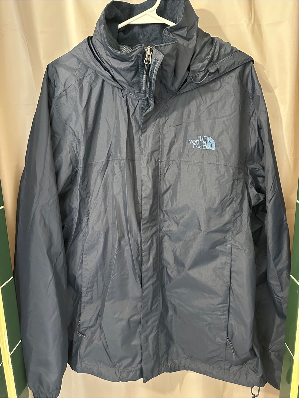 The North Face Men's Hooded Rain Jacket - Navy